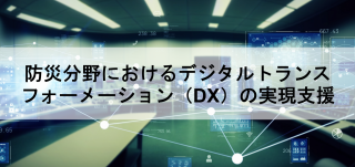 防災分野におけるデジタルトランスフォーメーション（DX）の実現支援